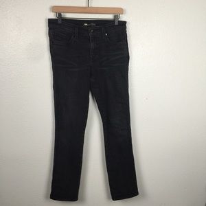LEVIS FLATTER AND FLAUNT SKINNY BLACK WOMENS JEANS